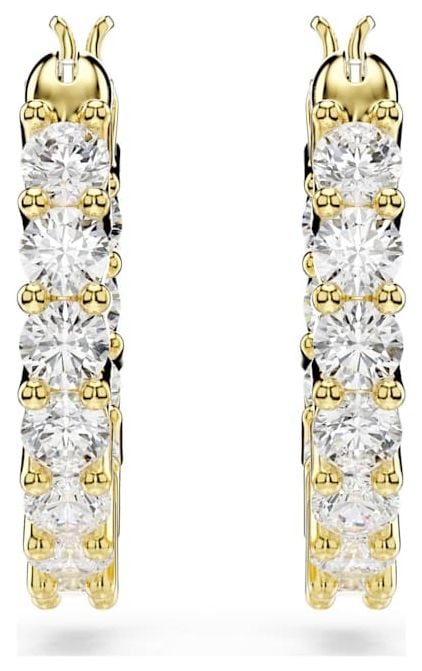 Swarovski 5733398 Matrix Vittore Hoop Earrings Round Cut, Jewellery