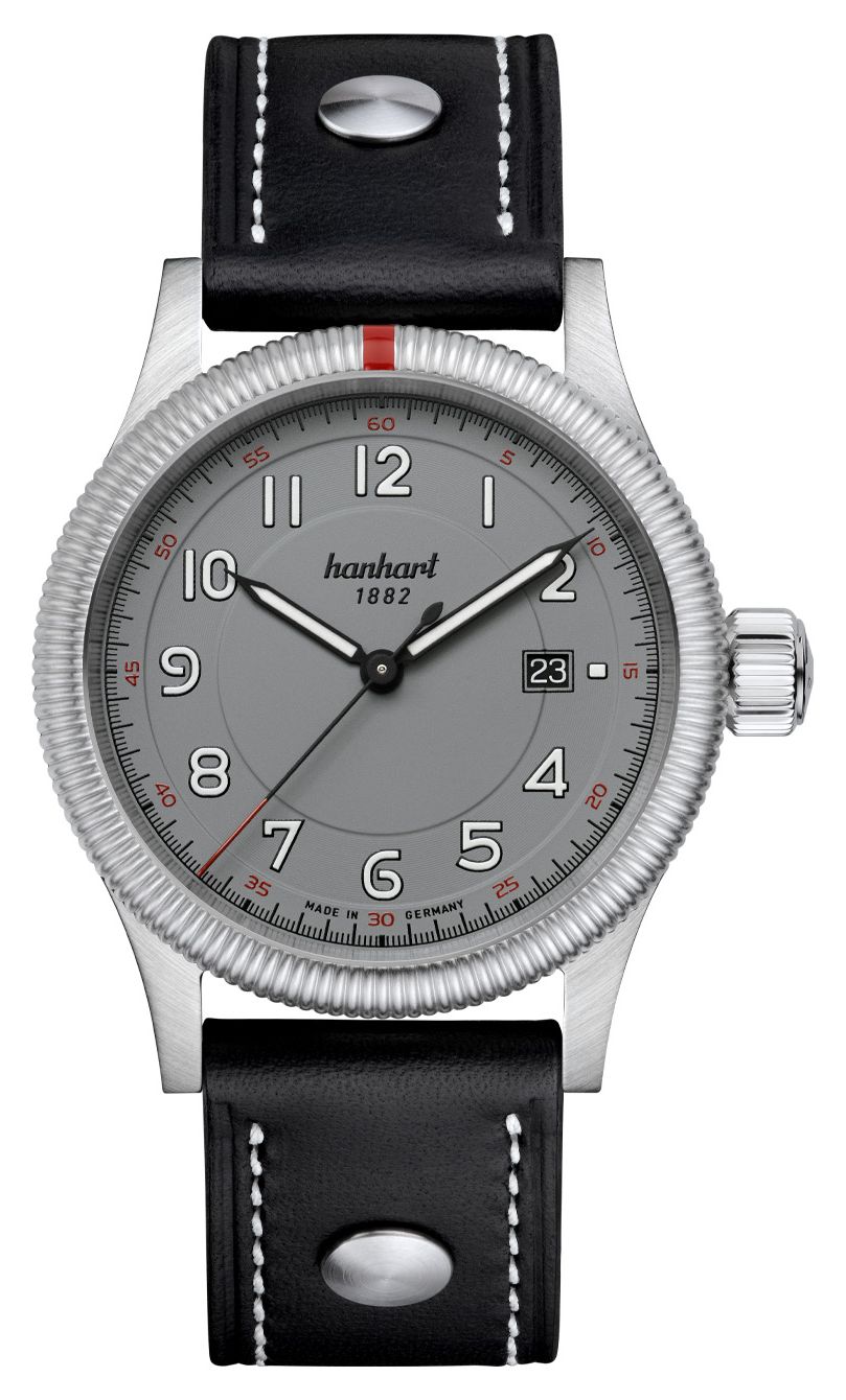 Hanhart 762.240-0010 PIONEER One Automatic (42mm) Grey Dial Watch