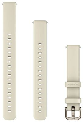 Garmin Lily® 2 Bands (14mm) Coconut Silicone, Cream Gold Hardware 010-13302-00