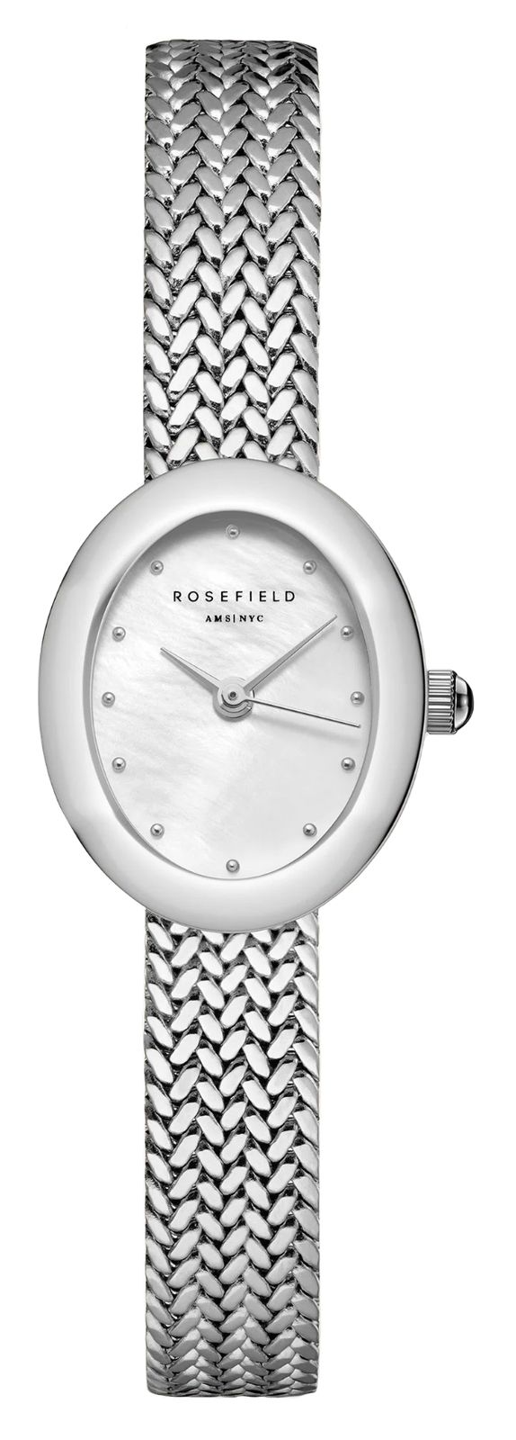 Rosefield MWSMS-M05 Mini Oval (18mm) Mother-of-Pearl Dial / Watch