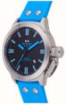 TW Steel Canteen Automatic (45mm) Black Dial / Blue Silicone Strap Watch CS130 - alternate view 2