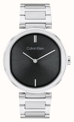 Calvin Klein Women's Sensation | Black Dial | Stainless Steel Bracelet 25200249