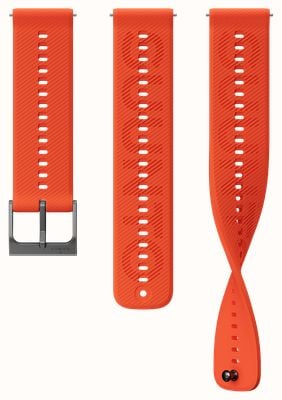 Suunto Athletic 6 Coral Orange Silicone Strap - 22mm (S+M) - STRAP ONLY SS051270000
