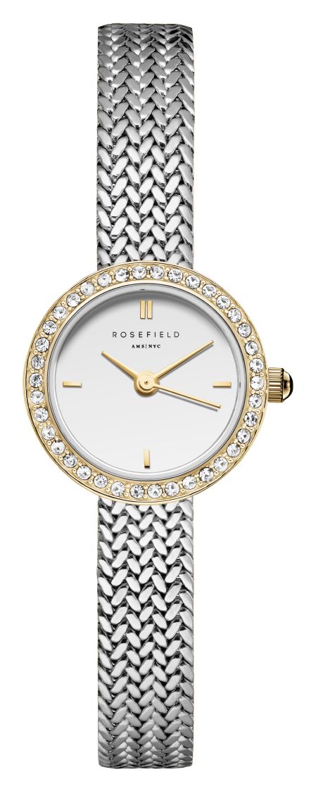 Rosefield MWSMG-M06 Mini Small Edit Gold (20.4mm) White Dial Watch