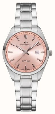 Continental Contemporary Round (32mm) Pink Dial / Stainless Steel Bracelet 23001-LD101770