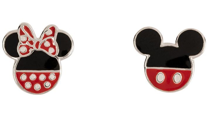 Disney E906665SL.PA Sterling Silver Mickey and Minnie Jewellery