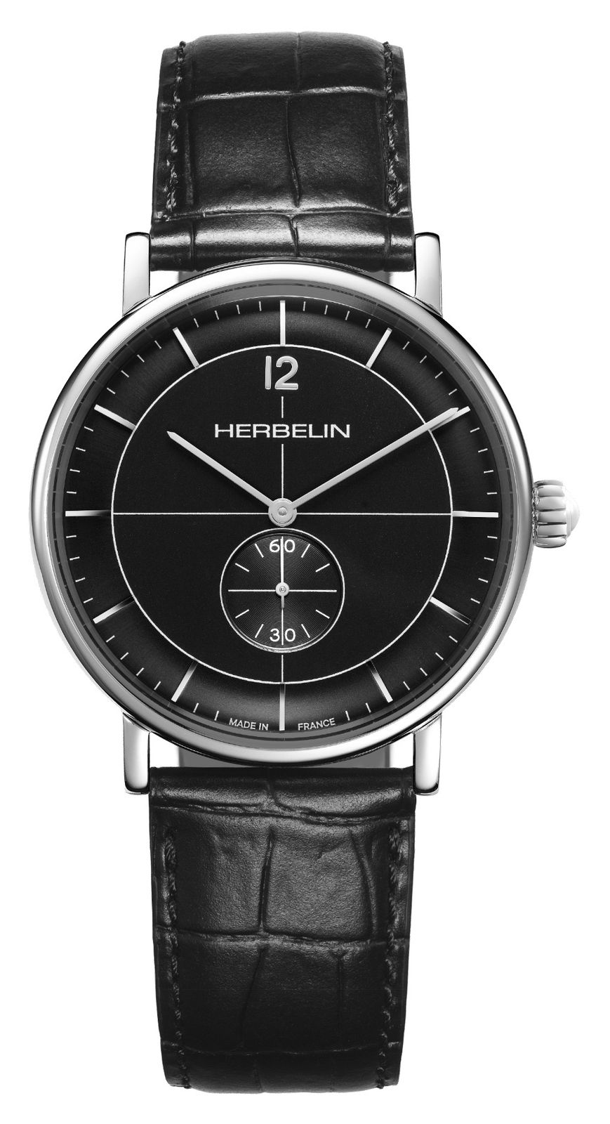 Herbelin 18247AP14 Inspiration Quartz (40mm) Black Dial / Watch