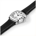 Hamilton American Classic Cushion Mechanical (30mm) Enamel White Dial / Black Leather Strap Watch H36109720 - alternate view 5