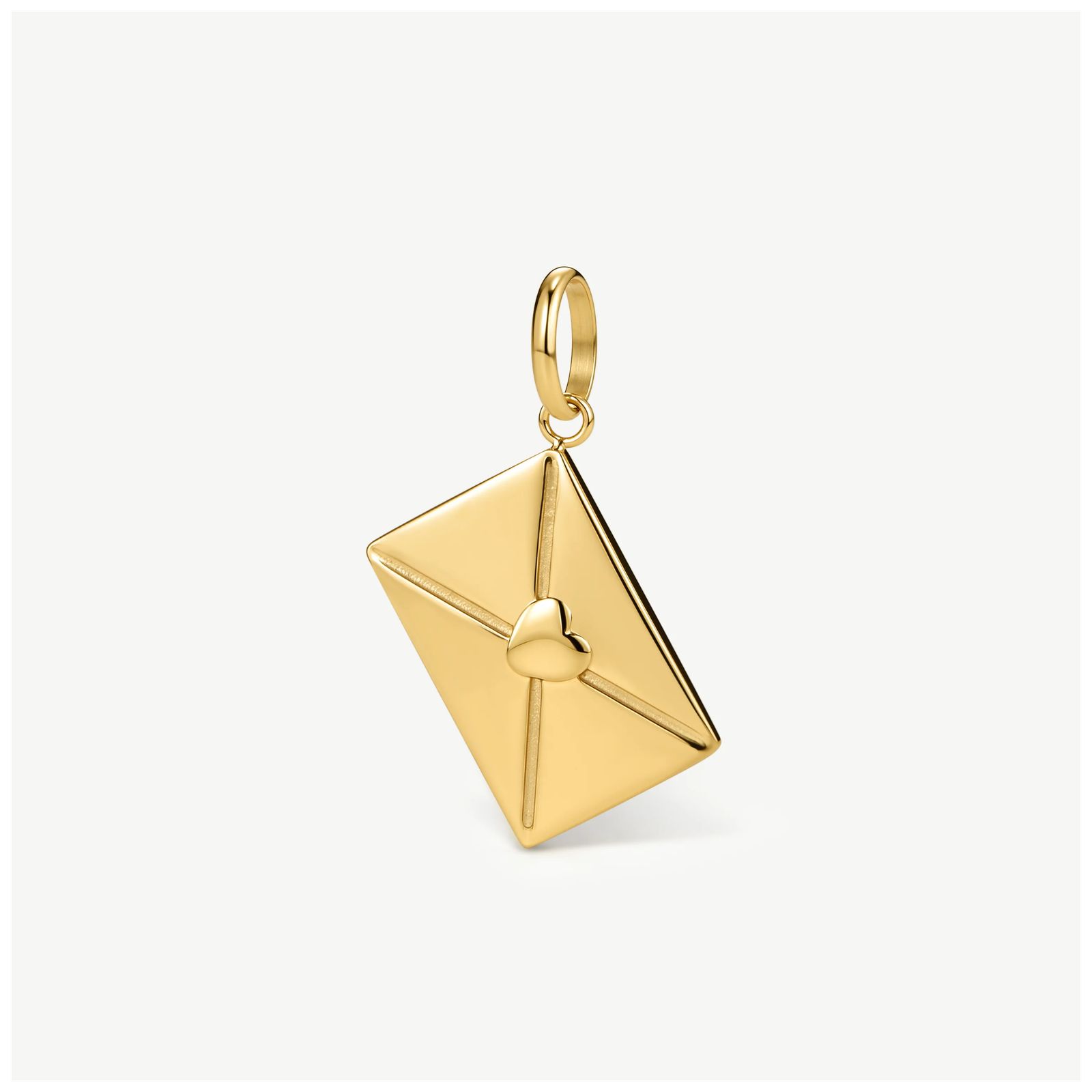 D.LOUISE CH-48 Gold Tone Love Letter Charm Pendant Jewellery