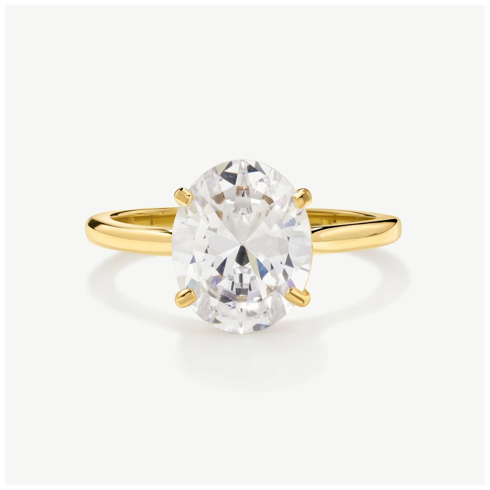 D.LOUISE YBR-011-07 Gold Tone White Stone Travel Ring Jewellery