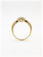 James Moore & Co Pre-Owned 18ct Yellow Gold 0.50ct Diamond Cluster Ring With Diamond J51392 - alternate view 3