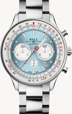 Ball Watch Company Engineer Master II Normandy Limited Edition (44mm) Ice Blue Dial / Stainless Steel Bracelet CM3188D-S1CJ-IBE