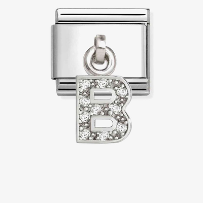 Nomination Classic Letter B Sterling Silver Charm 331818/02