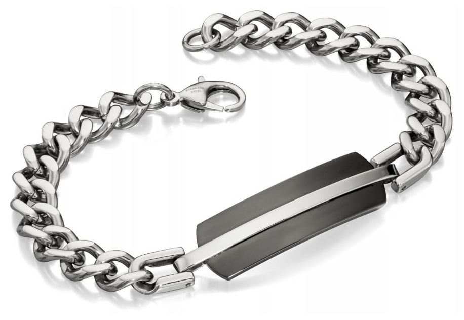 Fred Bennett B4730 Stainless Steel Link Bracelet Jewellery