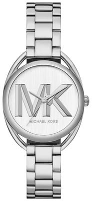 Michael Kors Leia Women's Silver Tone Dial Silver Tone Stainless Steel Bracelet MK7678