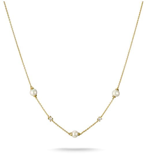 Thomas Sabo KE2120-M01-14-L45V Chain With Pearls And White Jewellery