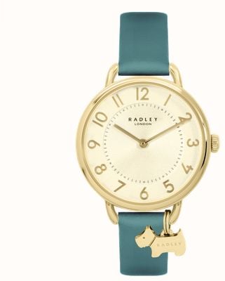 Radley Women's | Gold Dial | Teal Leather Strap RY21616