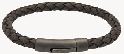 Unique & Co Moro Leather | IP Steel Clasp | Bracelet B425MO/21CM