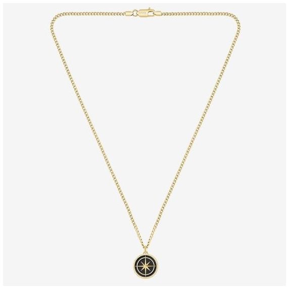 BOSS Jewellery 1580842 North Gold Tone Compass Pendant