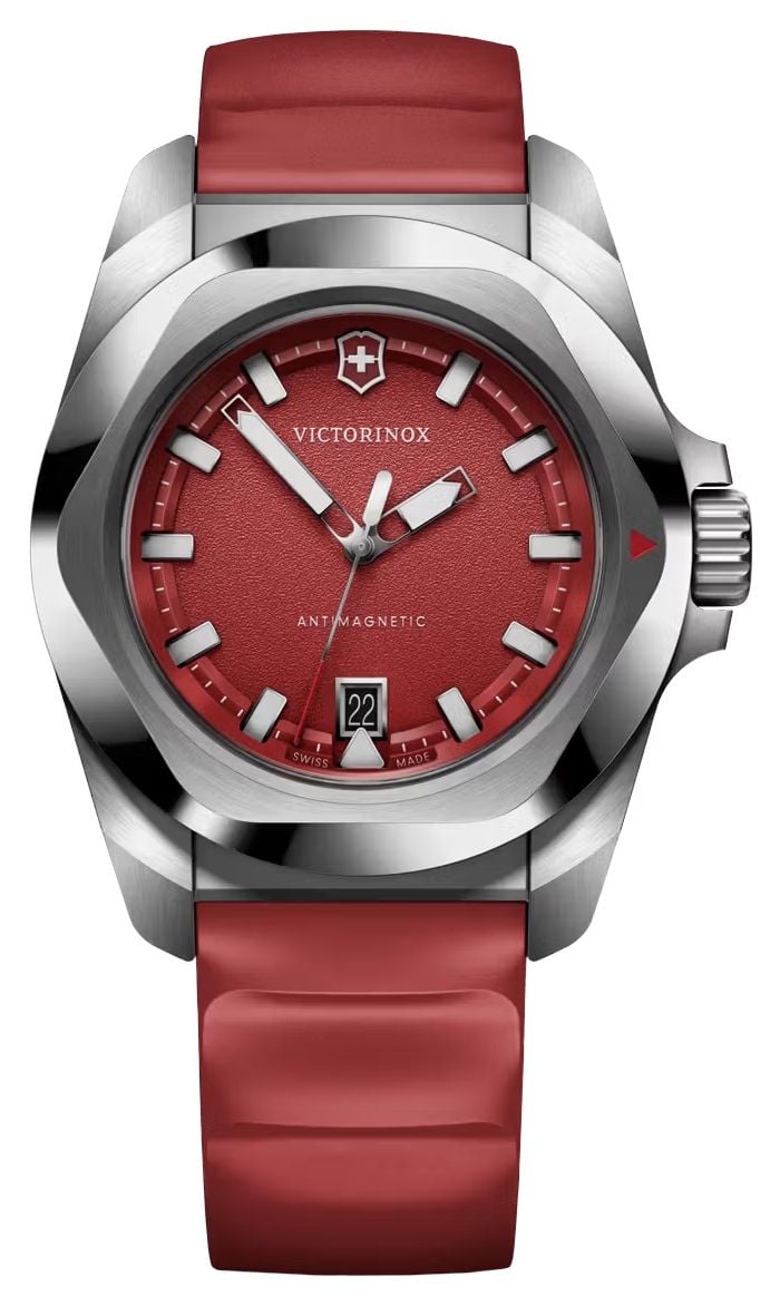 Victorinox 242029 I.N.O.X. Quartz (41mm) Red Dial / Red Watch