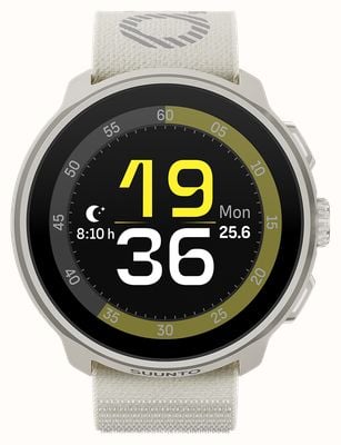 Suunto RUN Lightweight AMOLED Running Watch (46mm) Frost Grey SS051110000