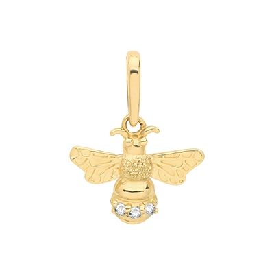 James Moore TH PN1127 9ct Yellow Gold Small Cubic Zirconia Jewellery