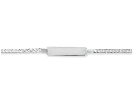 Treasure House G2452 Silver Curb ID Baby Bracelet Jewellery