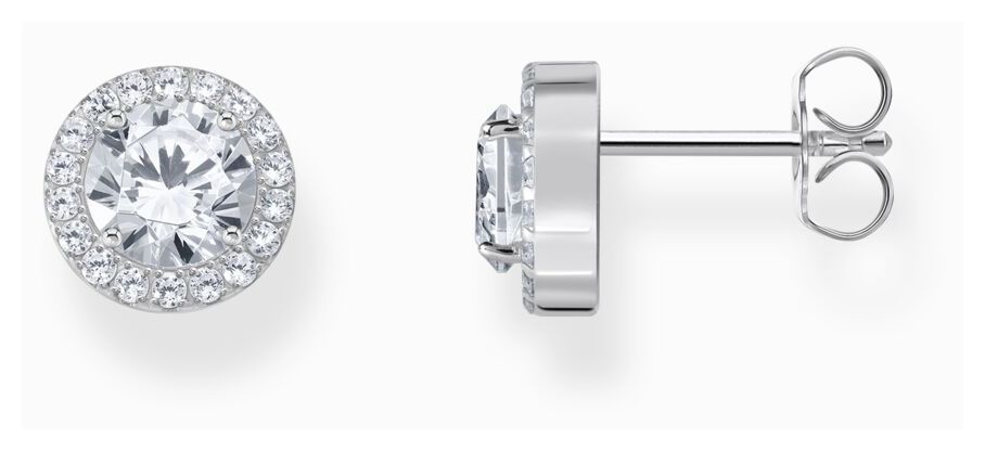 Thomas Sabo H2304-051-14 Halo Design White Zirconia Sterling Jewellery