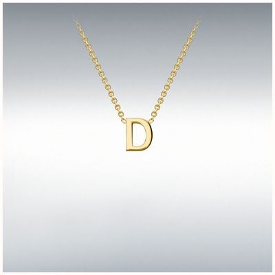 IBB 9ct Yellow Gold Initial D Pendant 1.19.0153