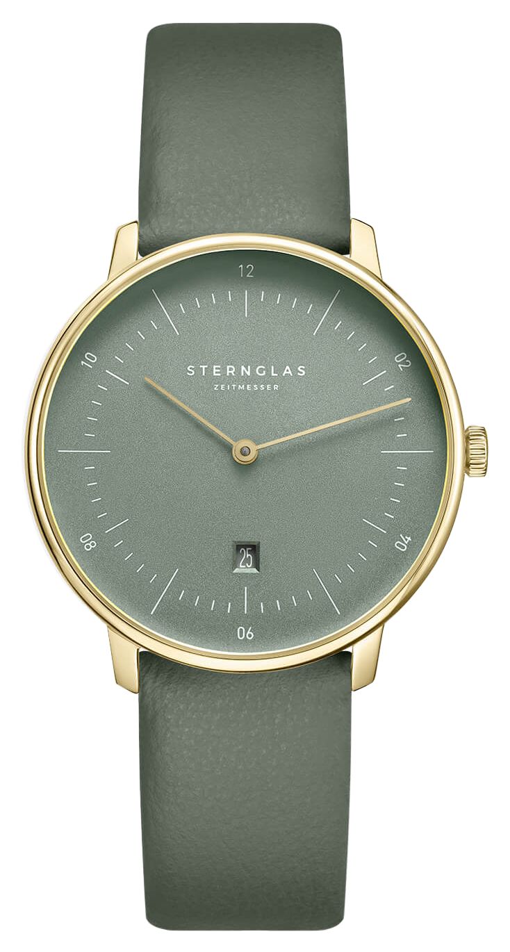 STERNGLAS S01-NDF18-KL09 Naos XS Edition Flora (33mm) Sage Watch