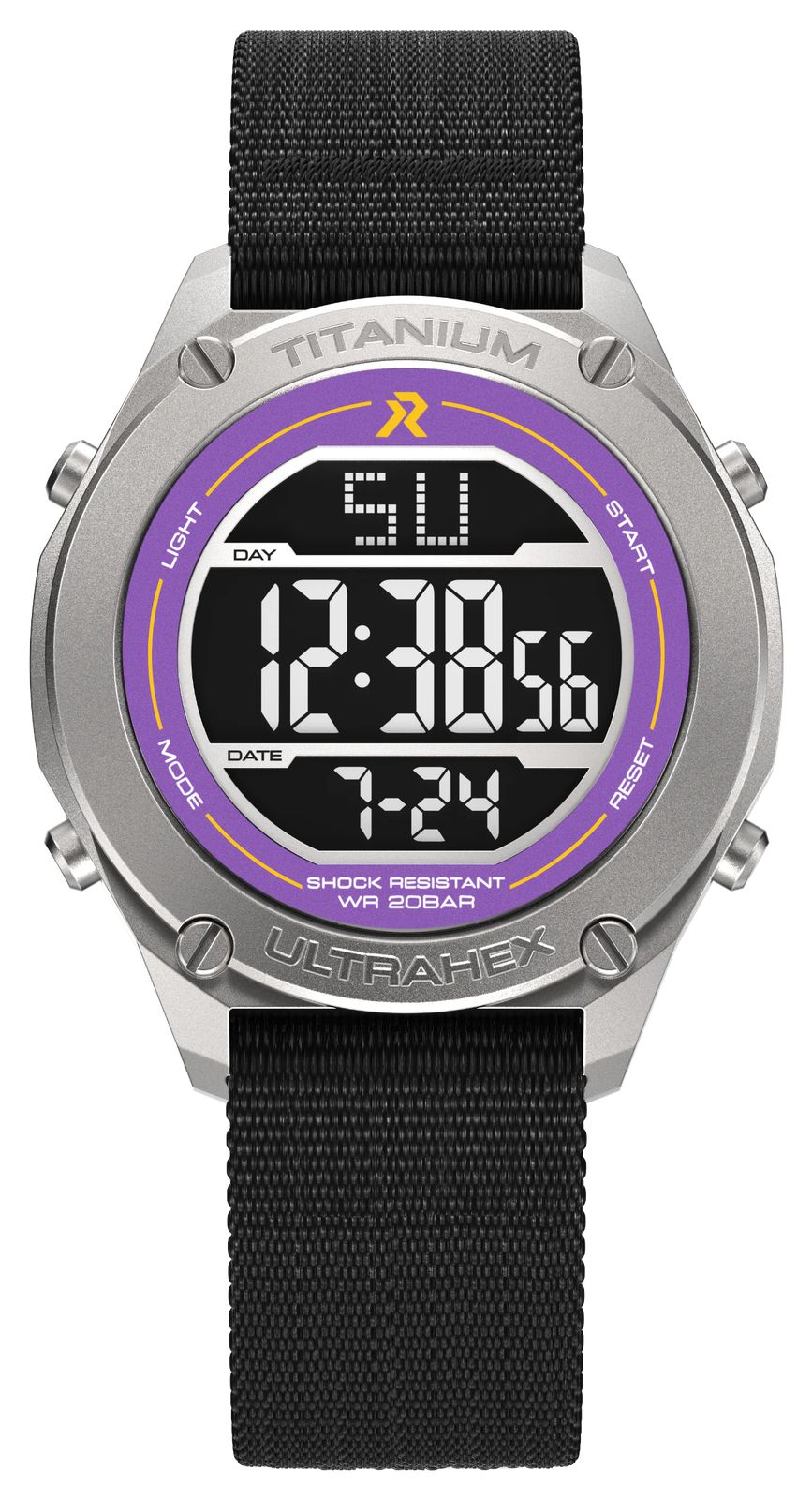 RZE UTD-8000-DP UTD-8000 'Deep Purple' Multi-Function (42mm Watch