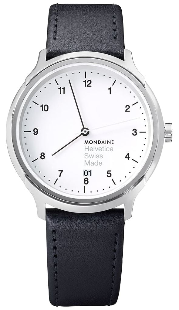 Mondaine MH1.R2210.LB Helvetica Quartz (40mm) White Dial / Watch