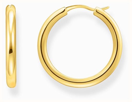 Thomas Sabo Classic Gold-Plated Sterling Silver Hoop Earrings 26.8mm CR745-413-39