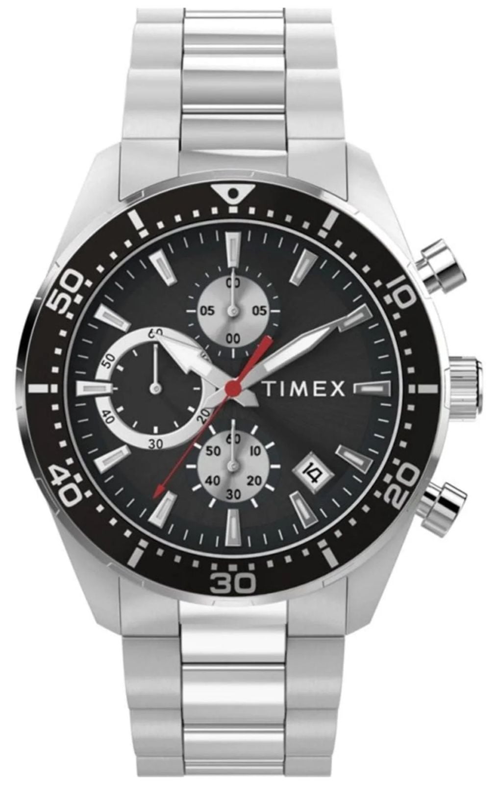 Timex TW2Y56900 Ridgefield Chronograph (42mm) Black Dial / Watch