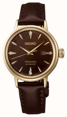 Seiko Presage ‘Jamaican Coffee’ Diamond-set 30mm Cocktail Time SRE020J1