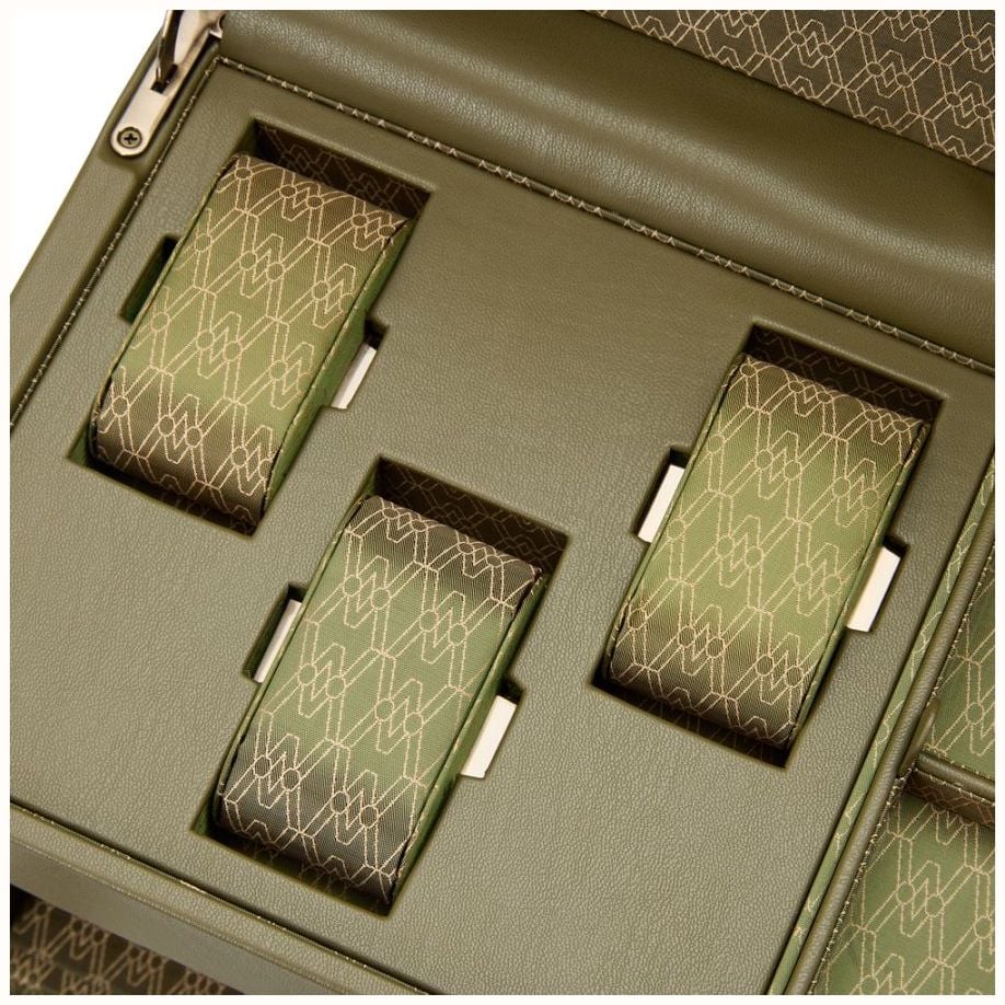 WOLF Earth Double Watch Winder Midnight Olive 190441 - alternate view 7