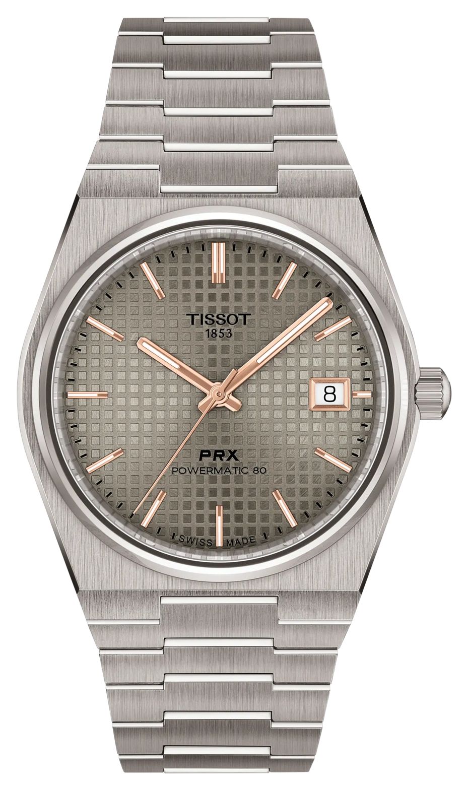 Tissot T1378074406100 PRX Powermatic 80 – Titanium (38mm) Watch
