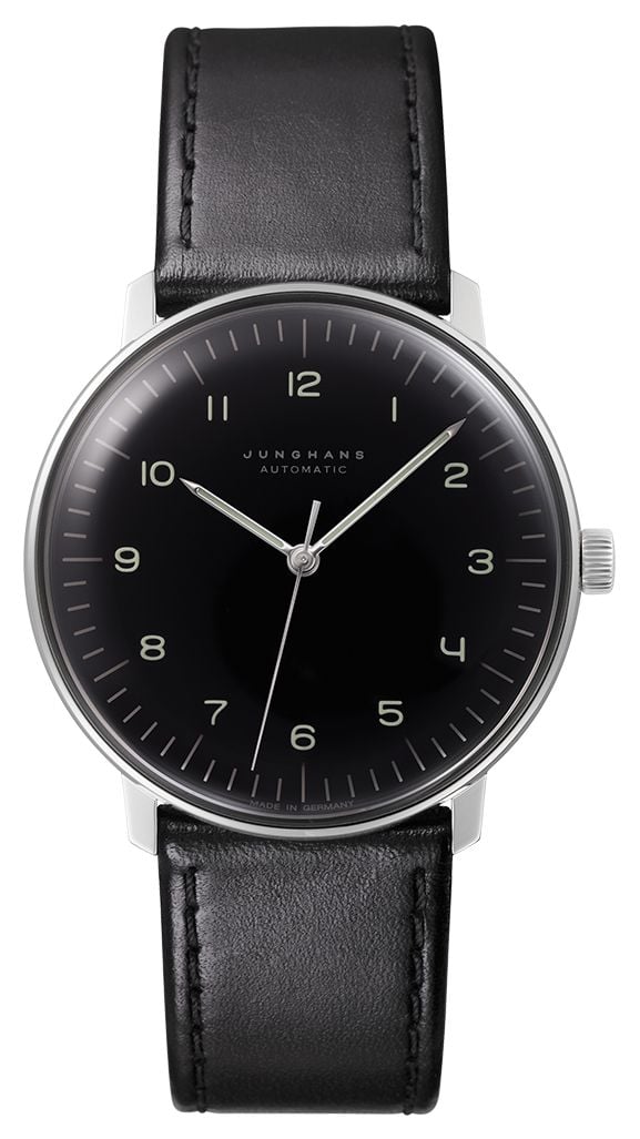 Junghans 27.3400.02 max bill Automatic (38mm) Matte Black Watch
