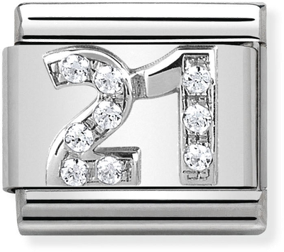 Nomination Classic 21 Sterling Silver & Steel Charm 330304/19