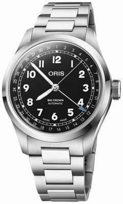 ORIS Big Crown Pointer Date Automatic (40mm) Black Dial / Stainless Steel Bracelet 01 754 7798 4064-07 8 20 06