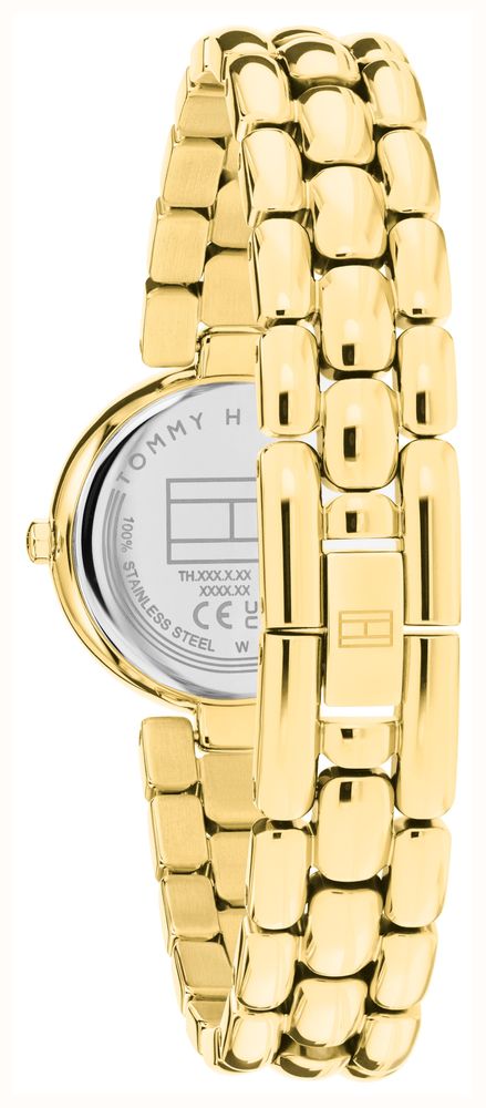 Tommy Hilfiger Annie White Dial Gold Plated Bracelet Watch 1782928 - alternate view 3