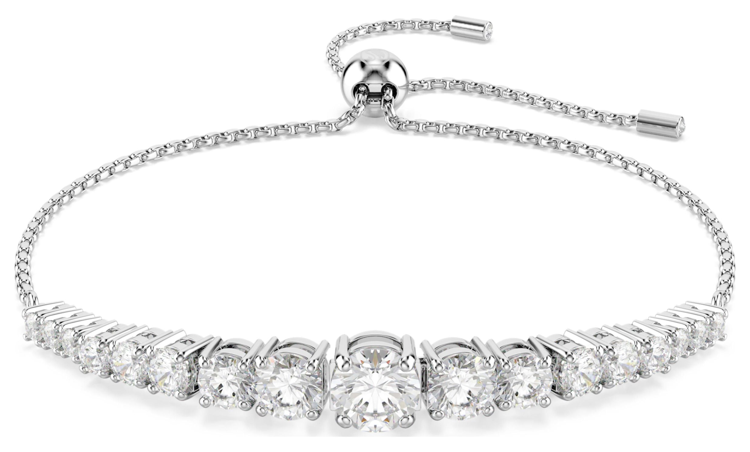 Swarovski 5690677 Matrix Bracelet, Gradient of Round Cuts, Jewellery