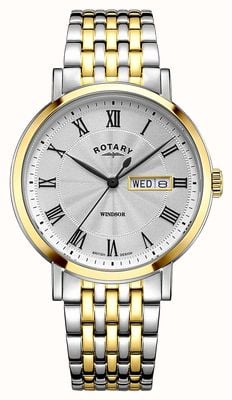 Rotary Windsor Two-Tone Stainless Steel Watch GB05421/01