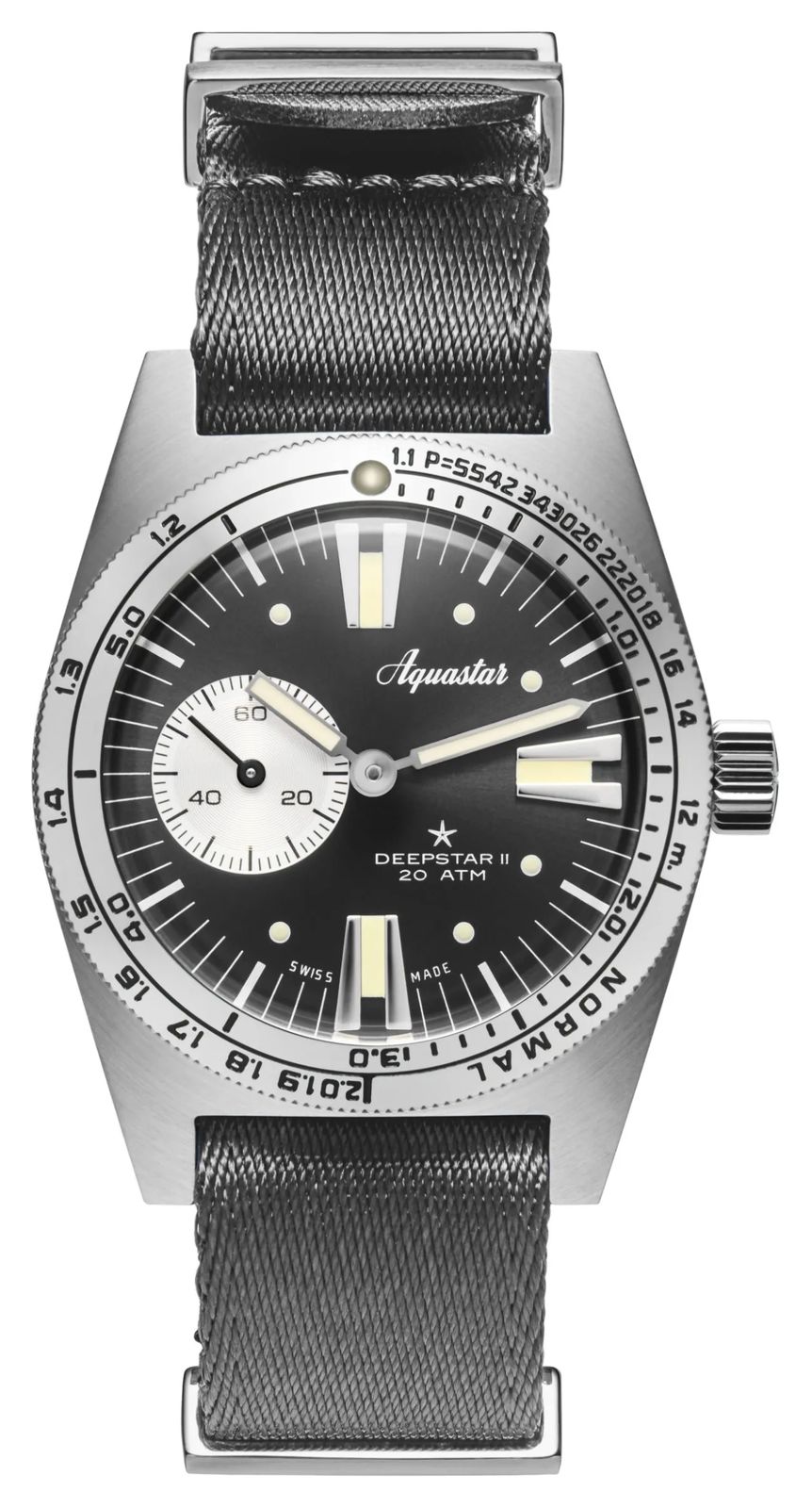 Aquastar DS2-NATO SG Deepstar II Mono-Compax Automatic (37mm Watch