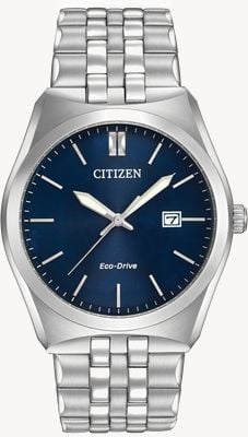 Citizen Men's Corso Eco-Drive Stainless-steel Blue Dial Watch BM7330-59L