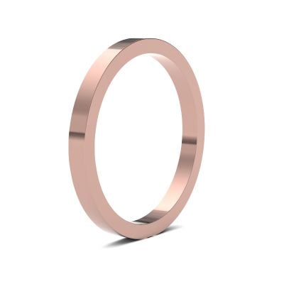 James Moore Wedding Ring  | 2mm | Heavy | Size Flat | AG_2LHF-9R AG_2LHF-9R