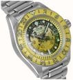 Out Of Order Limoncello Limited Edition Automatic GMT (40mm) Gradient Glass Dial / Stainless Steel Bracelet Watch OOO.001-25.LI.BAND.SS - alternate view 4