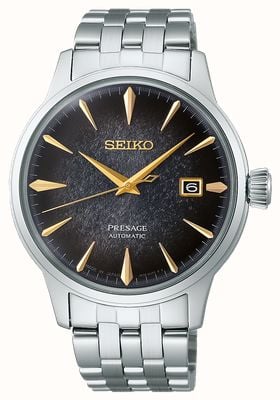 Seiko Presage Cocktail Time – Star Bar (40.5mm) Grey Dial / Stainless Steel Bracelet Limited Edition 9000 SRPK93J1