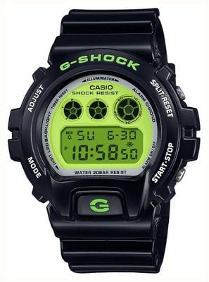 Casio G-Shock (53.2mm) Green Digital Dial / Black Bio-Based Resin Strap DW-6900RCS-1ER