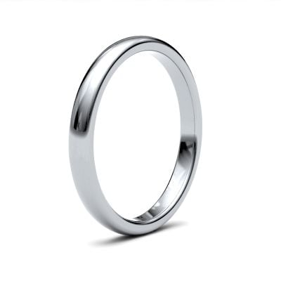 James Moore Wedding Ring  | 2.5mm | Heavy | Size Premium Court | AG_2.5LHP-9W AG_2.5LHP-9W